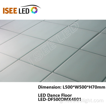 500*500mm Μουσική DMX Video LED LED Floor Light